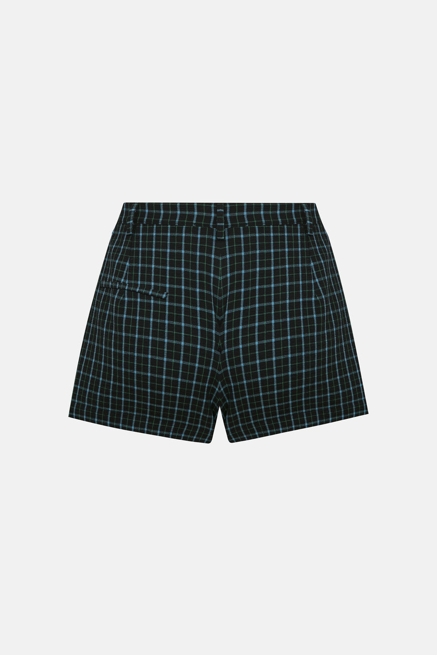 BLAIR SHORTS / GREEN BLUE PLAID