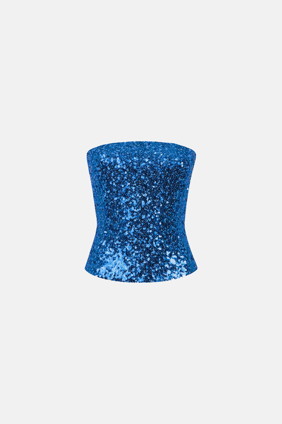ALLURE BUSTIER / BLUE SEQUINED