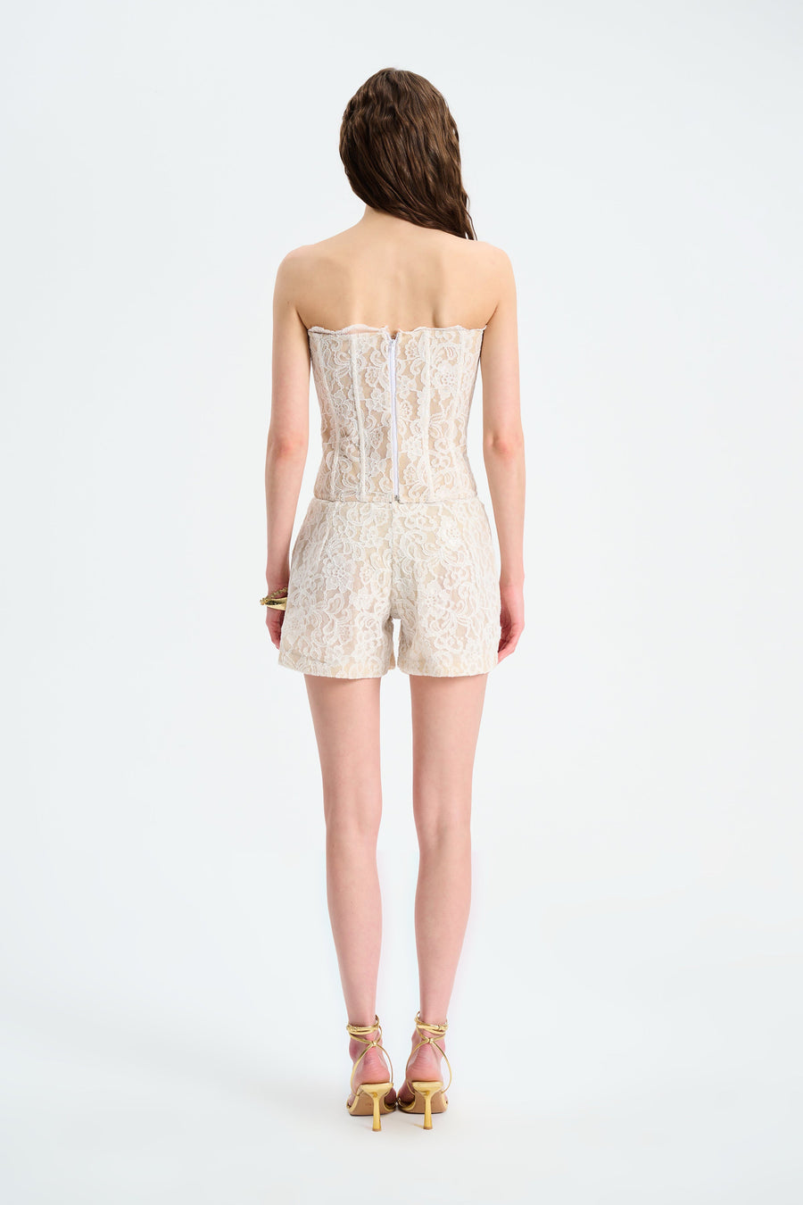 GRACE SHORTS / ECRU LACE