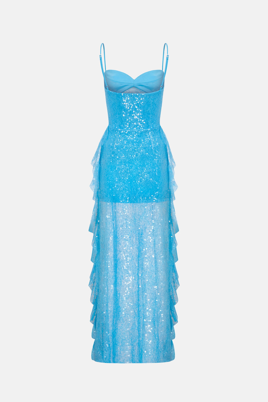 MARYANNE DRESS / TURQUOISE SEQUINE